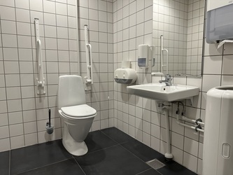Scandic Kolding - Toilet next to the reception